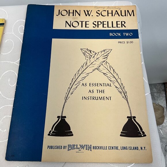 John W. Schaum Note Speller Book Two Piano Instruction Music Theory Education Pu - Picture 2 of 9